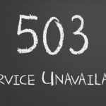 HTTP Error 503. The service is unavailable