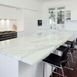 Carrara marble benchtops