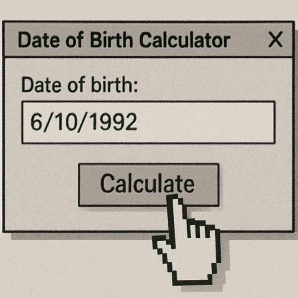 date of birth calculator 2